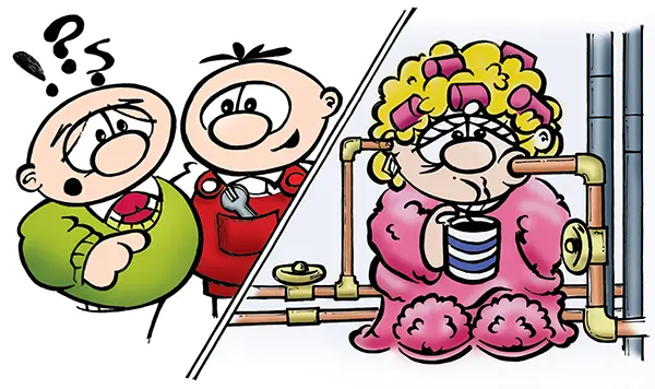 Old boiler cartoon